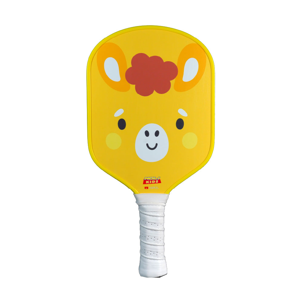 NOLI KIDS Pickleball Paddle – Super Lightweight PP Honeycomb Core | For Kids Ages 4–15 | Yellow Bear
