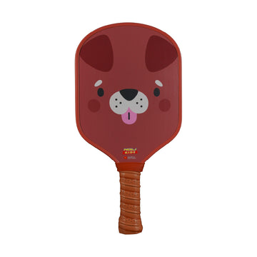 NOLI KIDS Pickleball Paddle – Super Lightweight PP Honeycomb Core | For Kids Ages 4–15 | Brown Dog