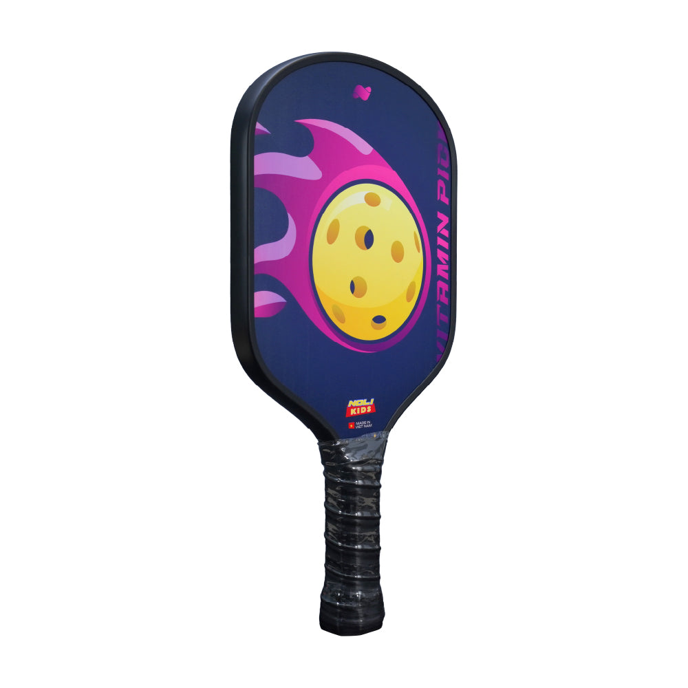 NOLI KIDS Pickleball Paddle – Super Lightweight PP Honeycomb Core | For Kids Ages 4–15 | Vitamin Pick