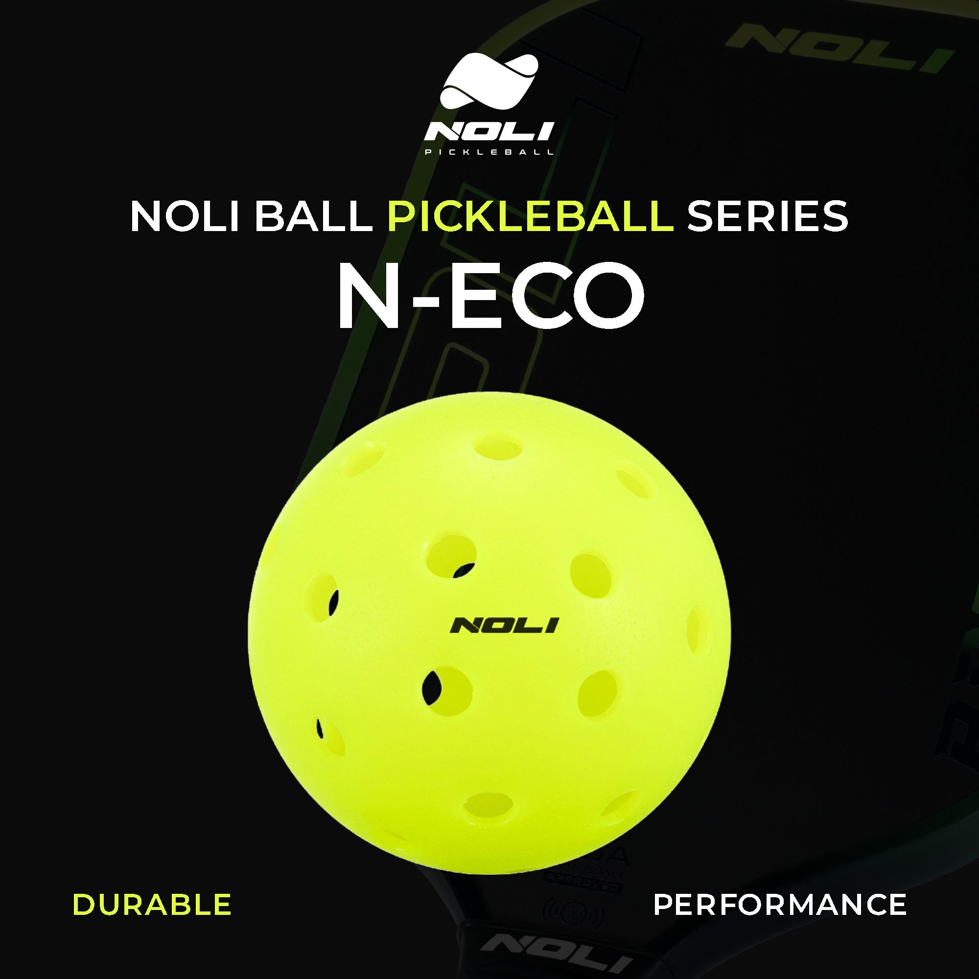 Pickleball Ball N-ECO – Tournament Standard 40 Holes