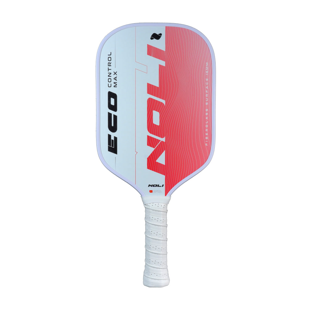 NOLI ECO CONTROL MAX PICKLEBALL PADDLE – ELITE CONTROL – STRONG SPIN – SOFT TOUCH FEEL - RED PULSE