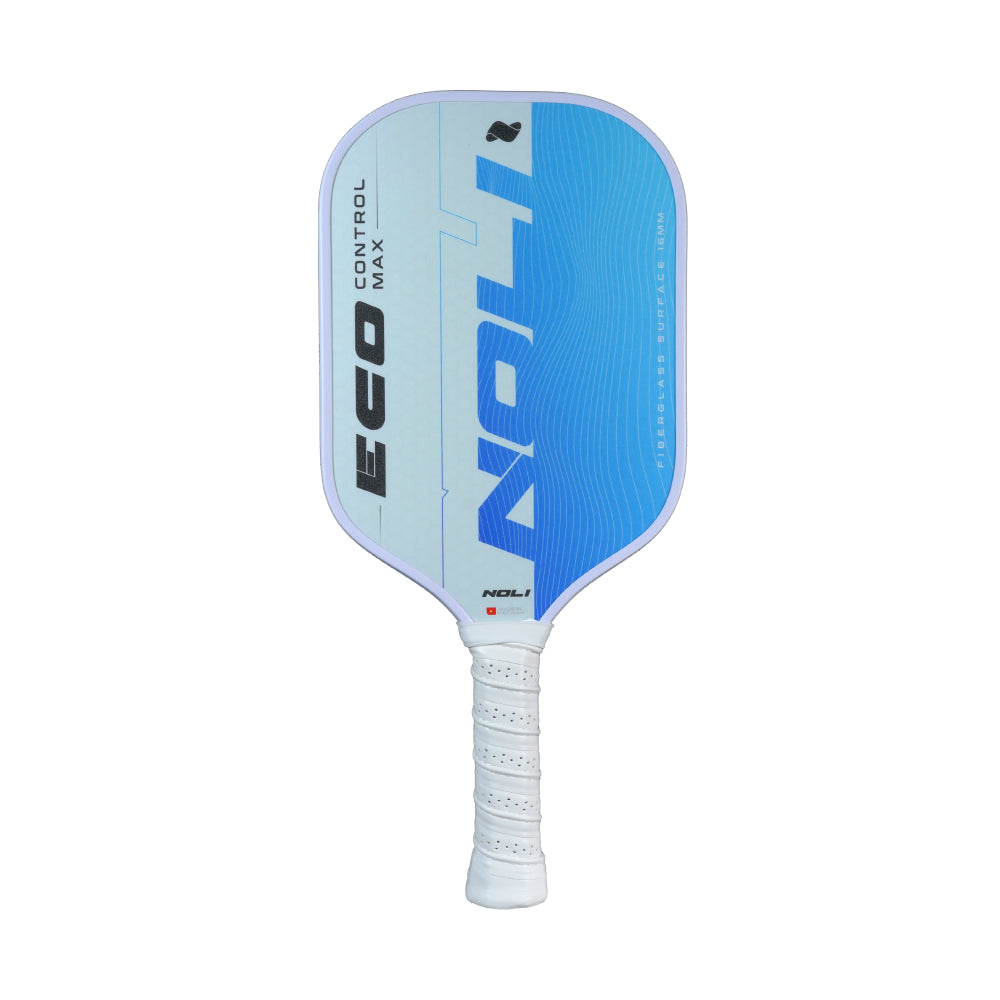 NOLI ECO CONTROL MAX PICKLEBALL PADDLE – ELITE CONTROL – STRONG SPIN – SOFT TOUCH FEEL - BLUE WAVE