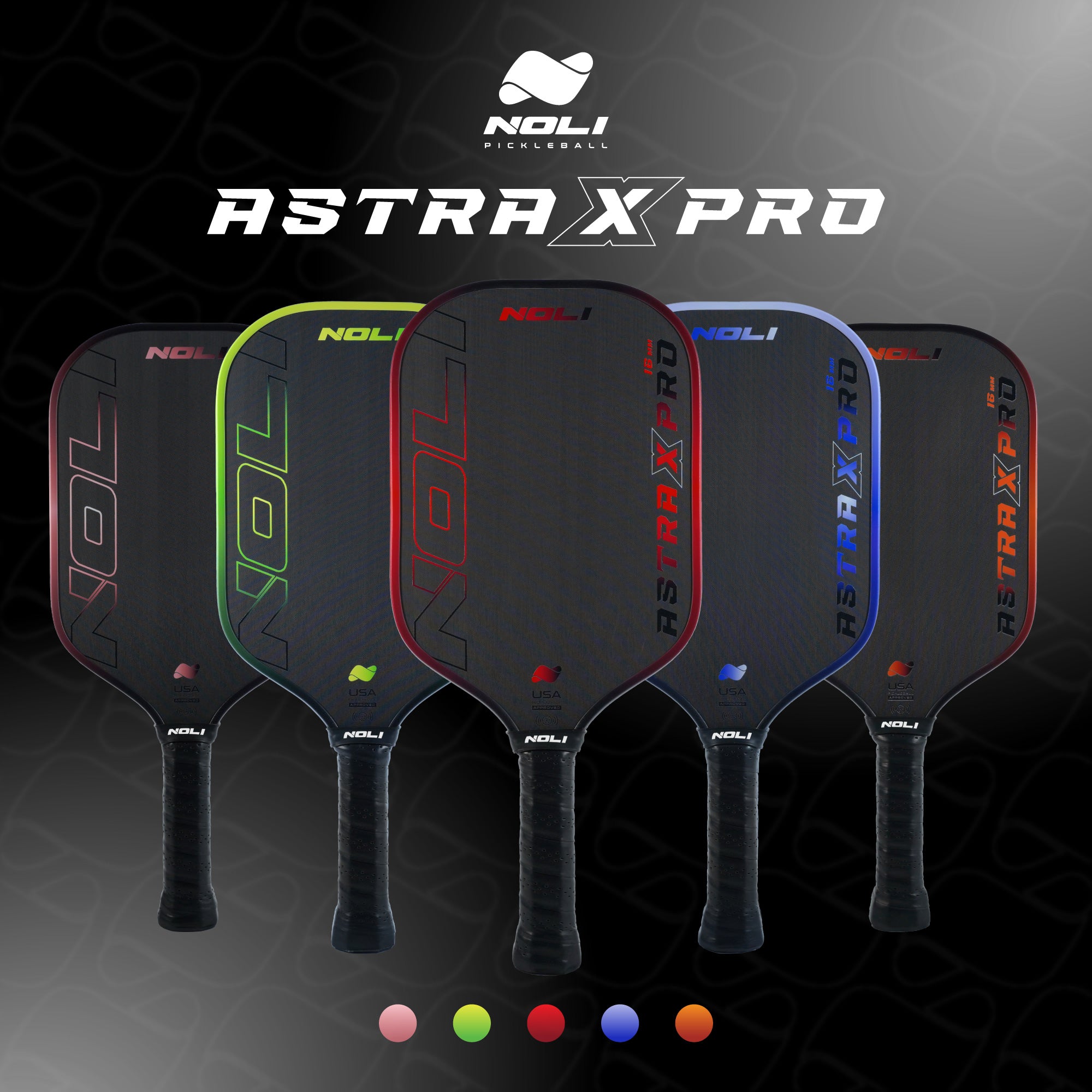 NOLI ASTRA X PRO Pickleball Paddle - Sonic Blue